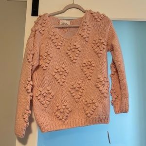 Adorable Pink Heart Bubble sweater